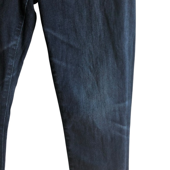 AG The Mila Ankle Sz 27 Super High Rise Skinny Frayed Crop Hem Dark Indigo Wash - Picture 10 of 16